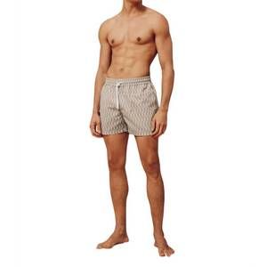 NEW FRESCOBAL CARIOCA sport copa camada print swim short in truffle